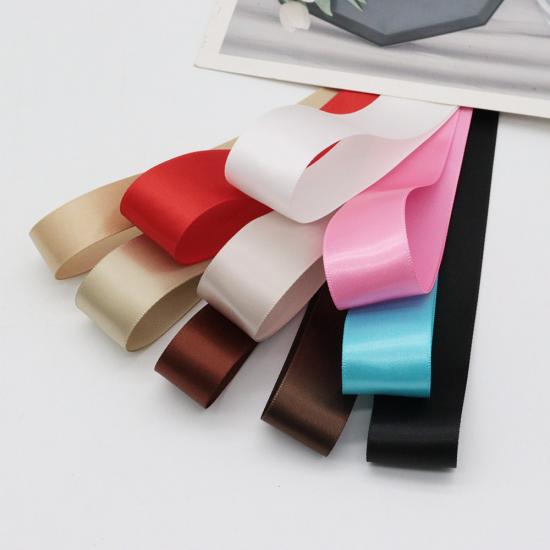 Plain satin ribbon